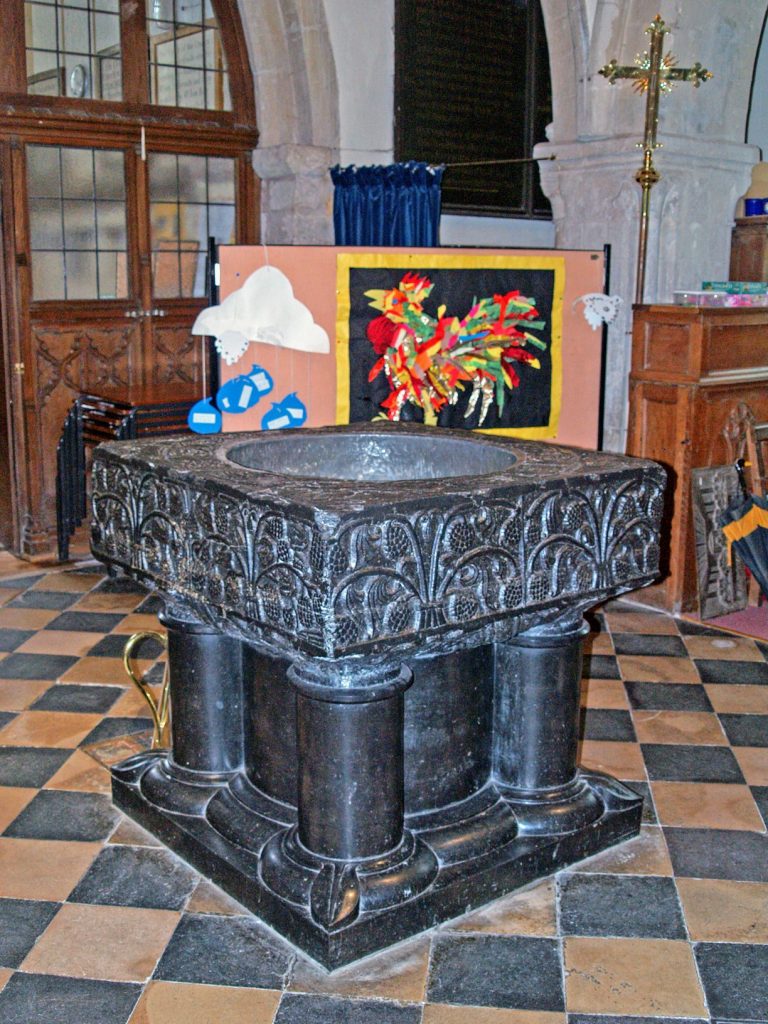 Font - St Peter's Church (22 May 2009)